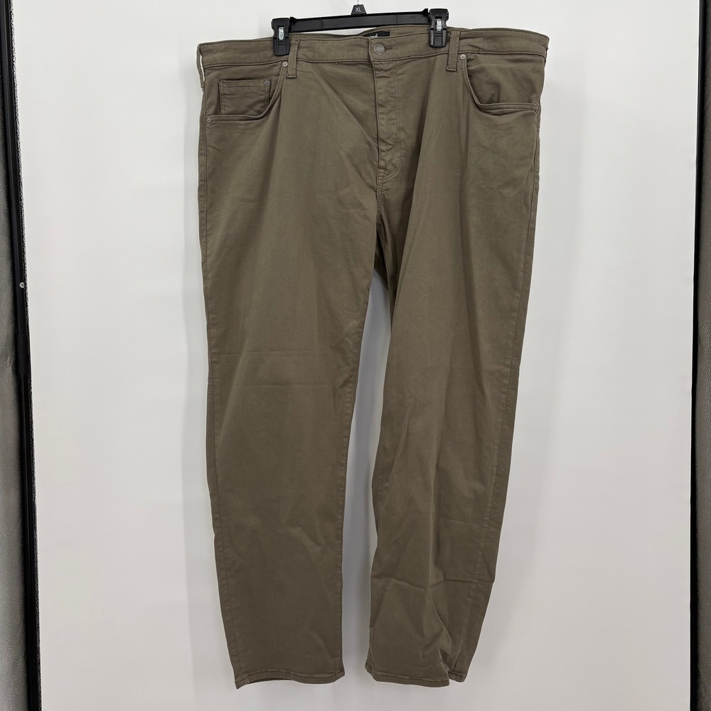 Mavi Zach Straight Leg Pants‎ Mens 46x32 Olive Green Khaki Cotton Tencel Stretch